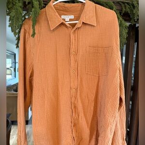 Men's burnt Orange Shirt
